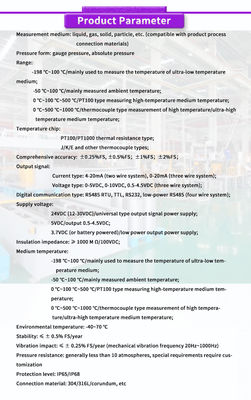 UBW400 Customized Temperature Sensors for ODM Support UNIVO  High Precision Range Probe