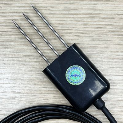 UBTE600Y RS485 Soil Moisture Temperature Sensor 0-100% Volumetric Moisture Content