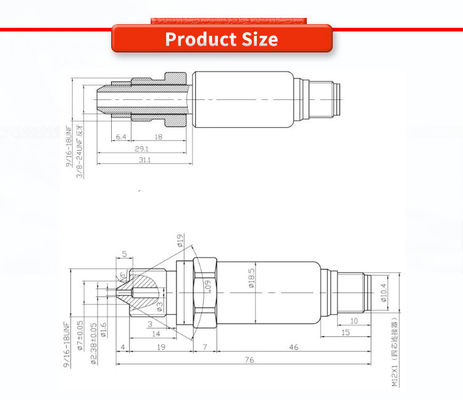 UBST-20HT Hydrogen System Pressure Sensors with Wide Operating Temperature Range