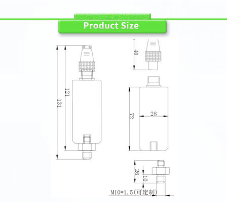 Maximum Vibration 2000g UBZD2000Y Vibration Transmitters For Rotating Machinery