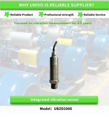 Maximum Vibration 2000g UBZD2000Y Vibration Transmitters For Rotating Machinery
