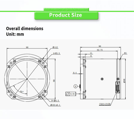 Precise UNIVO UBTPT500Y Inertial Navigation System with Fiber Optic Gyroscope Sensor